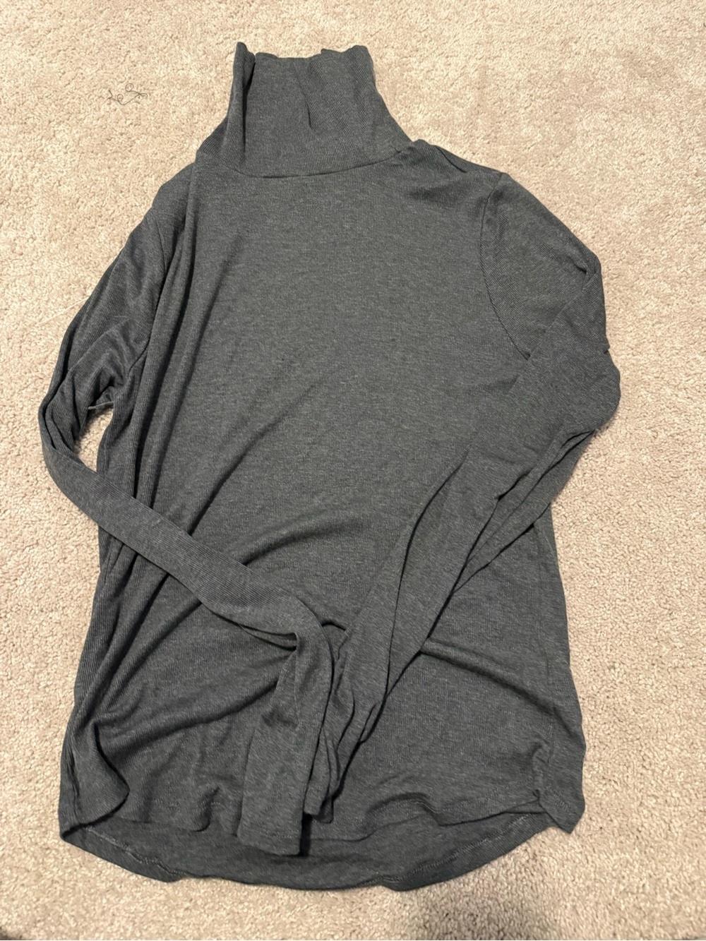 Aritzia Charcoal Gray Turtleneck Sweater
